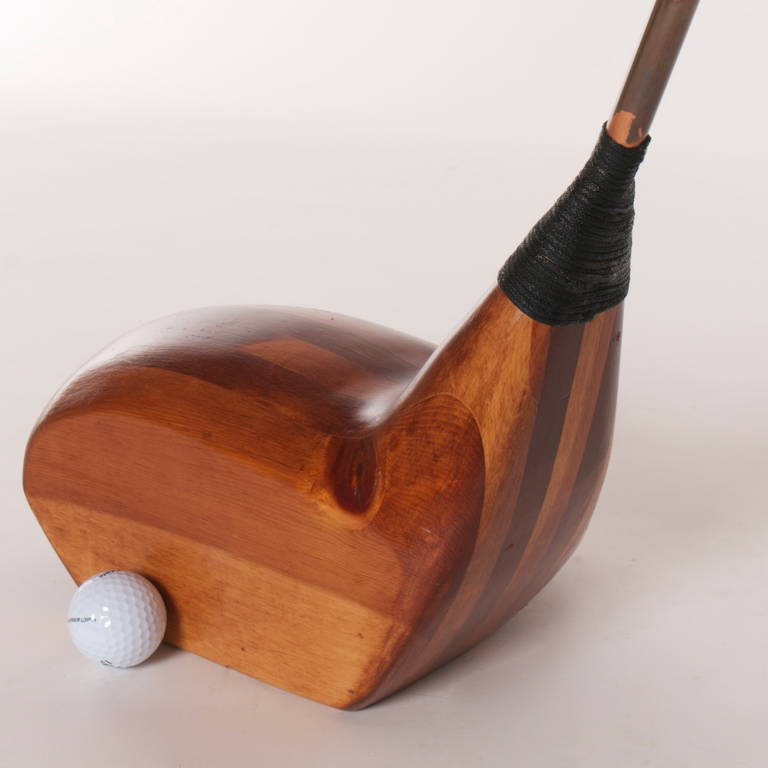 Copper Giant Promotional Golf Club Display, Tall Wooden Driver
