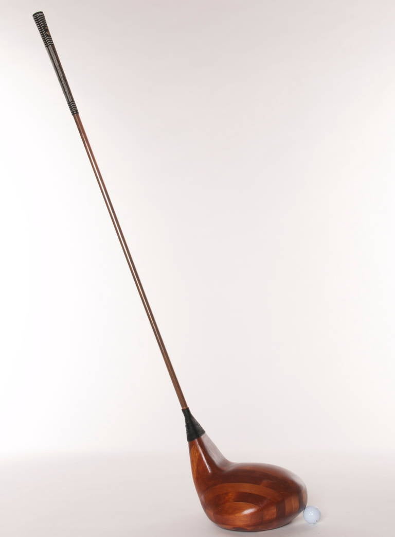 American Giant Promotional Golf Club Display, Tall Wooden Driver