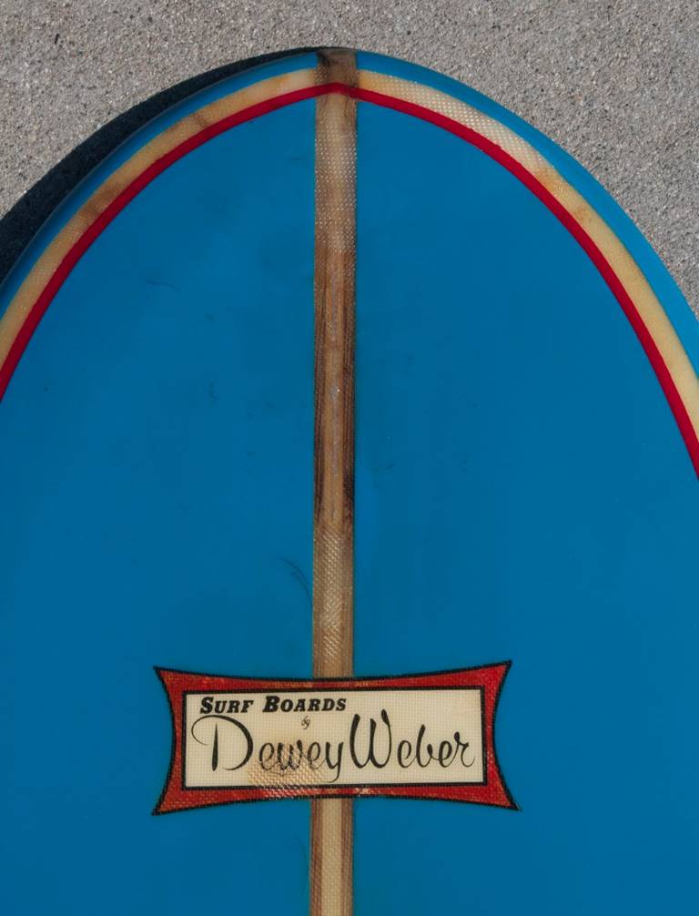 Mid-20th Century Dewey Weber Pre-Performer Surfboard, 1960s