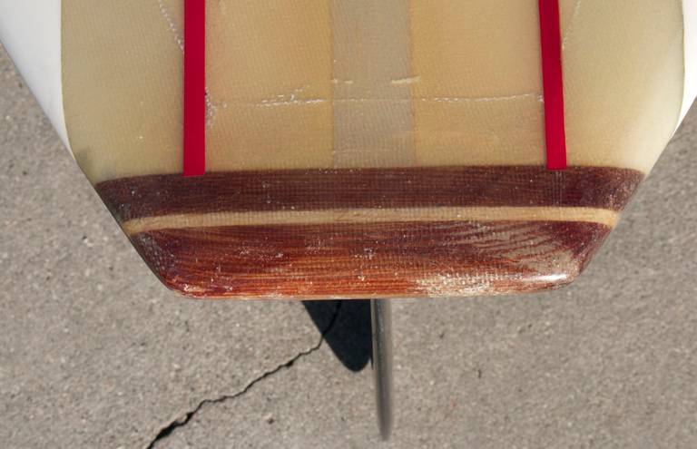 Mid-20th Century Striking Early 1960s Hap Jacobs Surfboard