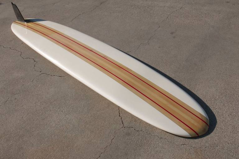 Striking Early 1960s Hap Jacobs Surfboard 3