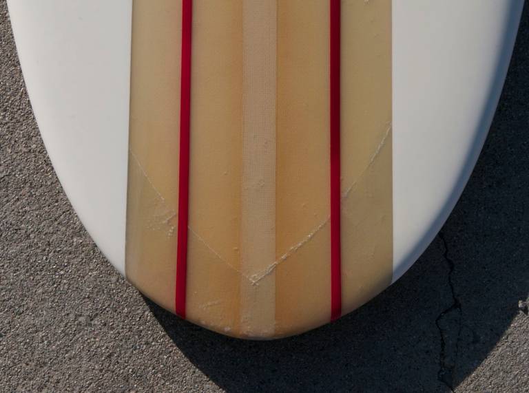 American Striking Early 1960s Hap Jacobs Surfboard