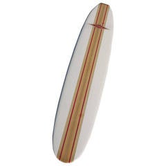 Vintage Striking Early 1960s Hap Jacobs Surfboard