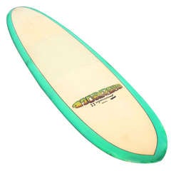 Rare Transitional Greg Noll, Johnny Fain Formula 2 Surfboard