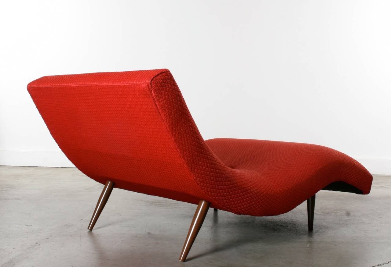 Adrian Pearsall Wave Chair or Chaise Longue, 1960s In Good Condition In Los Angeles, CA