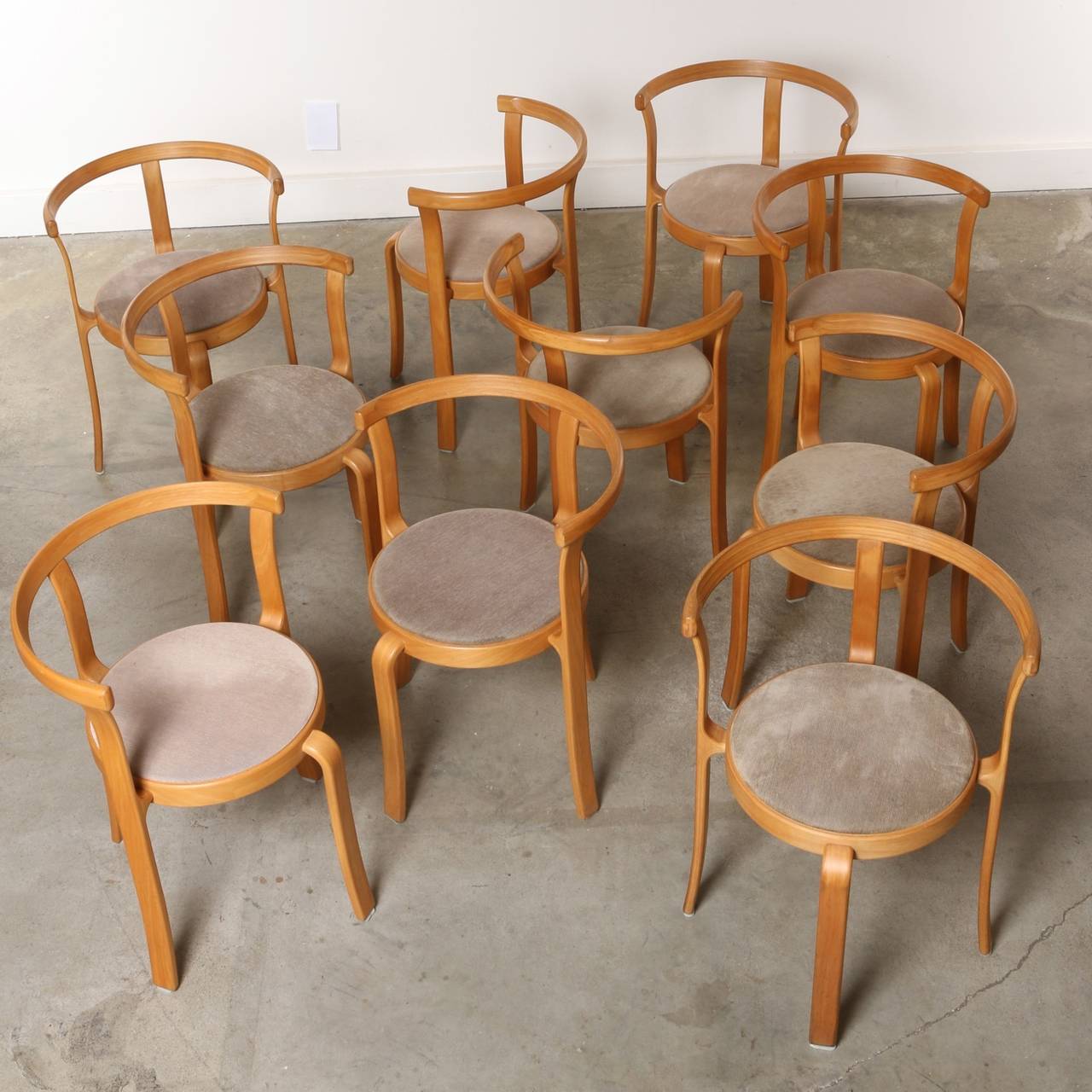 Stylish, incredibly strong, light weight and they stack!!! Featuring a specially patented joint allowing the elimination of tenons, screws or dowels, this Danish design icon and prize-winning chair design by Rud Thygesen & Johnny Sørensen for the