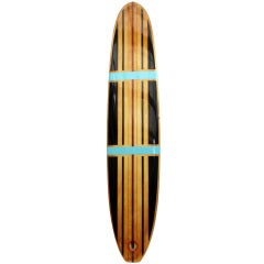 Early 1960s 8'6" Tiki Surfboard in Excellent Condition