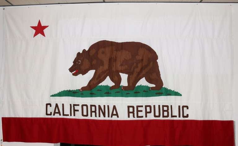 Giant Deadstock California Cotton Flag 6' x 10'