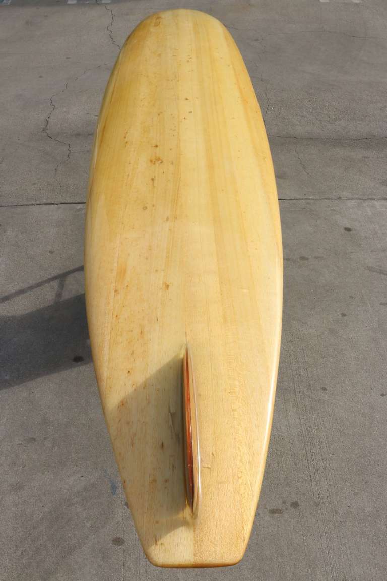 1940s Balsa Wood Surfboard by George Strempel, Hawaii, 1952 1