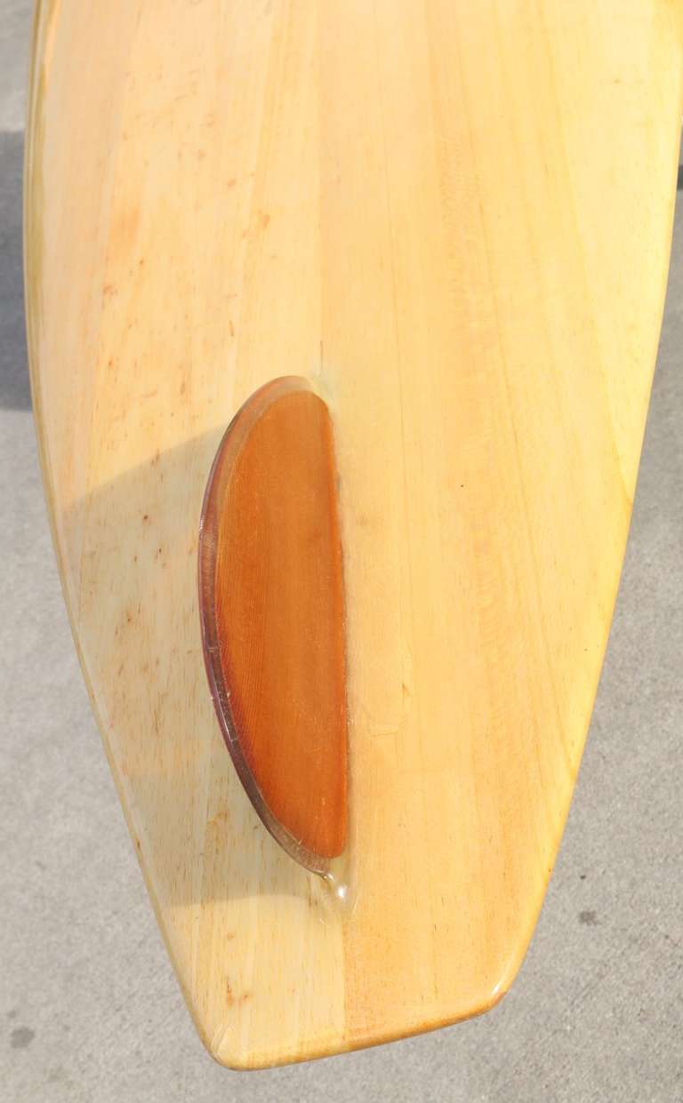 1940s Balsa Wood Surfboard by George Strempel, Hawaii, 1952 3