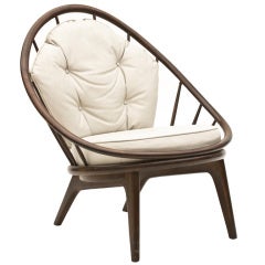 Danish Modern Wood Spindle Chair, 6 available