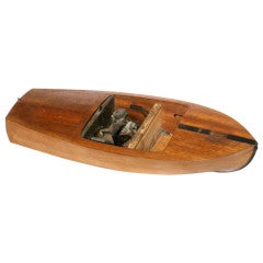 1940s Gas Powered Model Speedboat