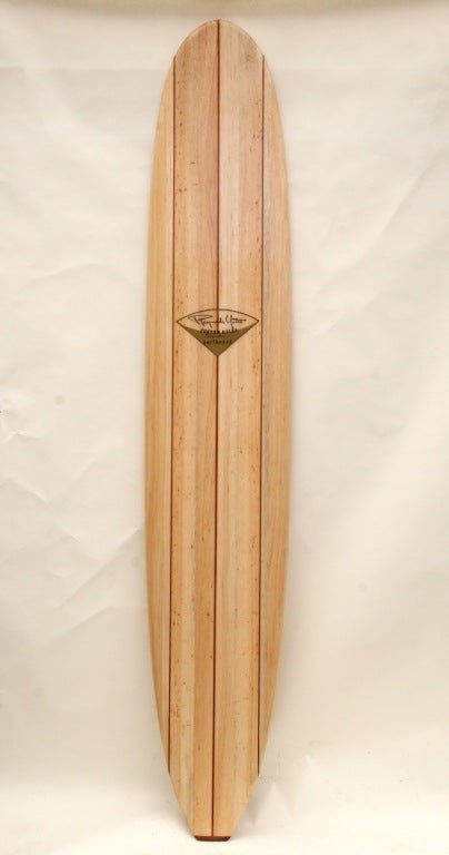 Reynolds "Rennie" Yater Balsa Surfboard
