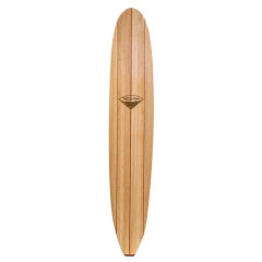 Vintage Reynolds "Rennie" Yater Balsa Surfboard