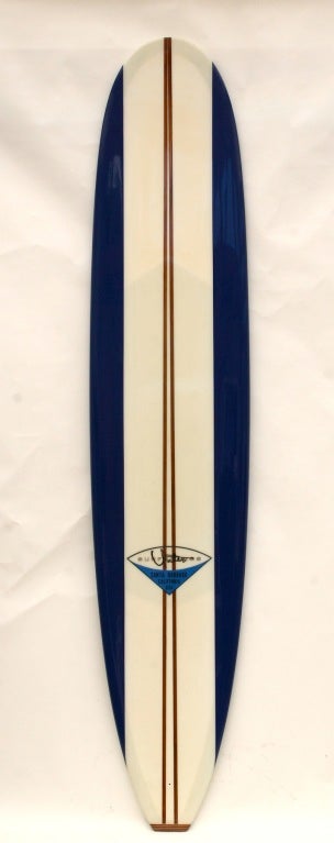 Yater New Old Stock Striped Surfboard