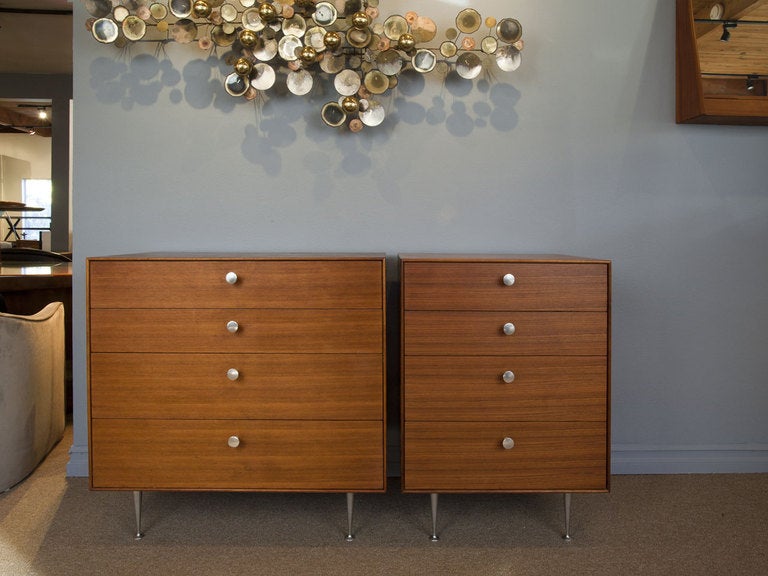 Pair of "Thin Edge" Chest By George Nelson For Herman Miller