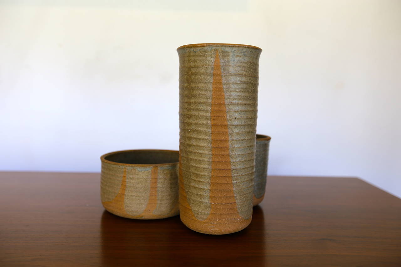 Ceramic Vase by Wishon-Harrell In Excellent Condition In Costa Mesa, CA