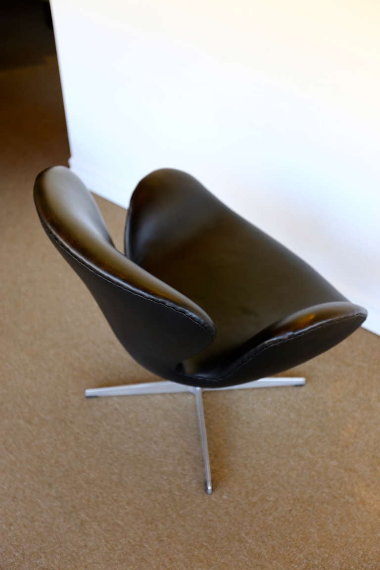 Early Arne Jacobsen Swan Chair 2