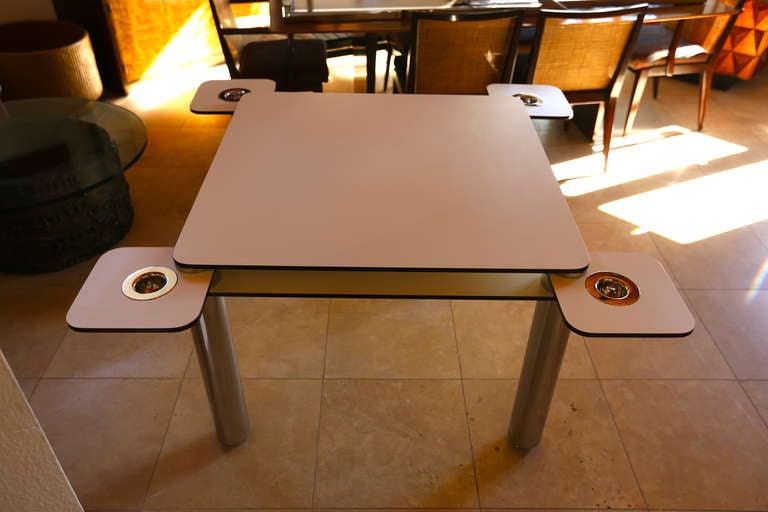 Poker / Game Table by Joe Colombo for Zanotta