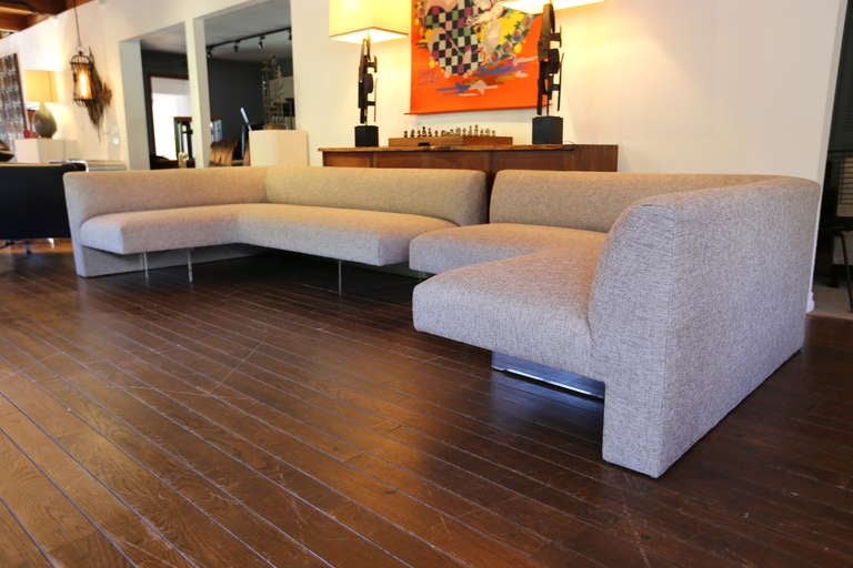 Omnibus Sectional Sofa by Vladimir Kagan for Directional In Excellent Condition In Costa Mesa, CA