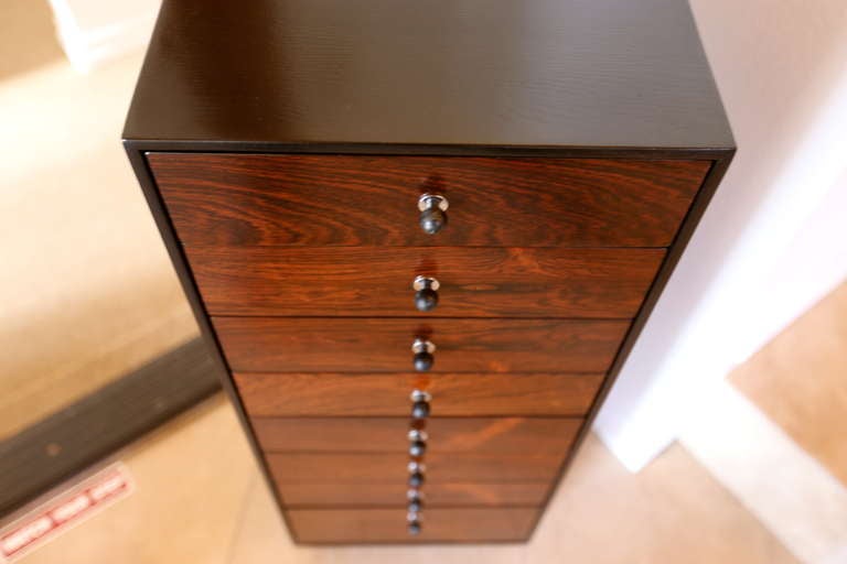 Mid-20th Century Rosewood Jewelry Tower By Harvey Probber