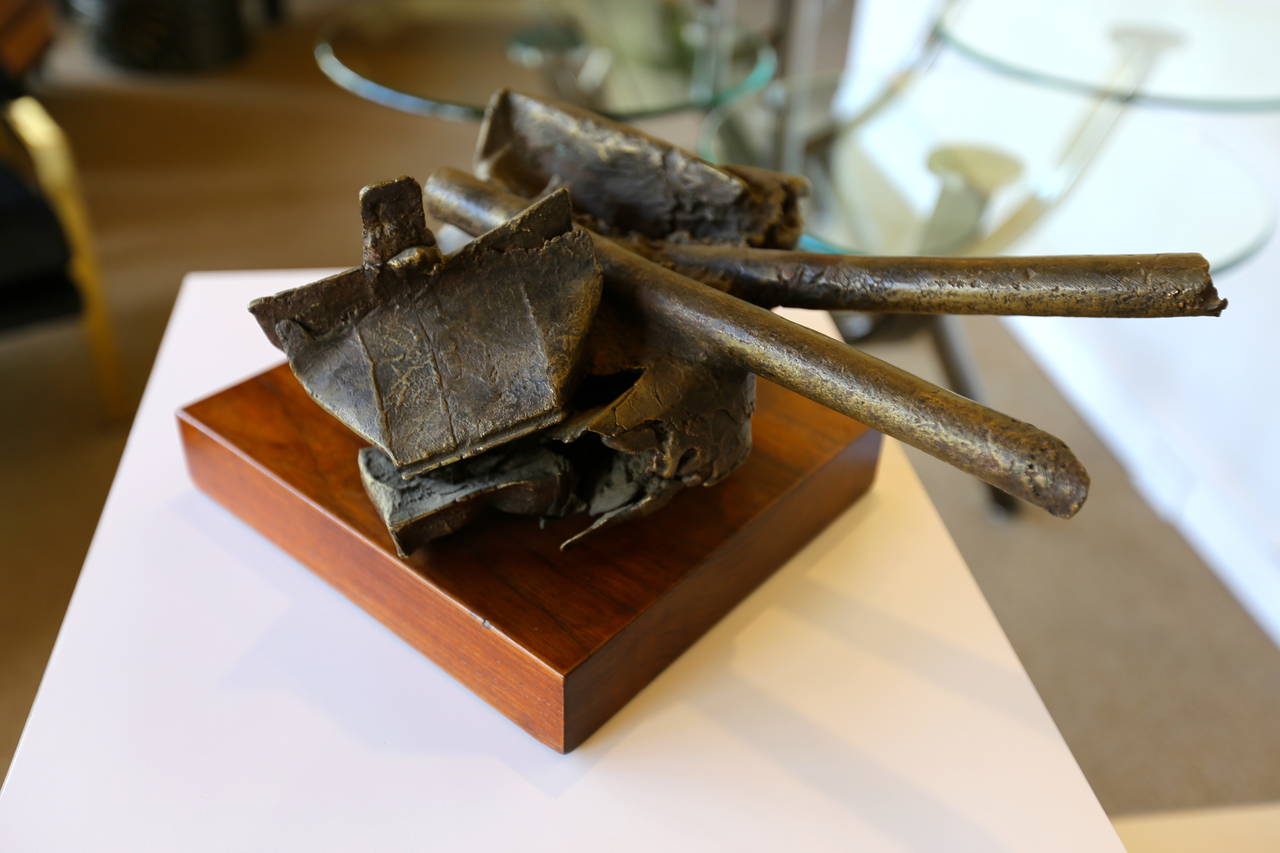 20th Century Abstract Bronze Sculpture by Russell Baldwin