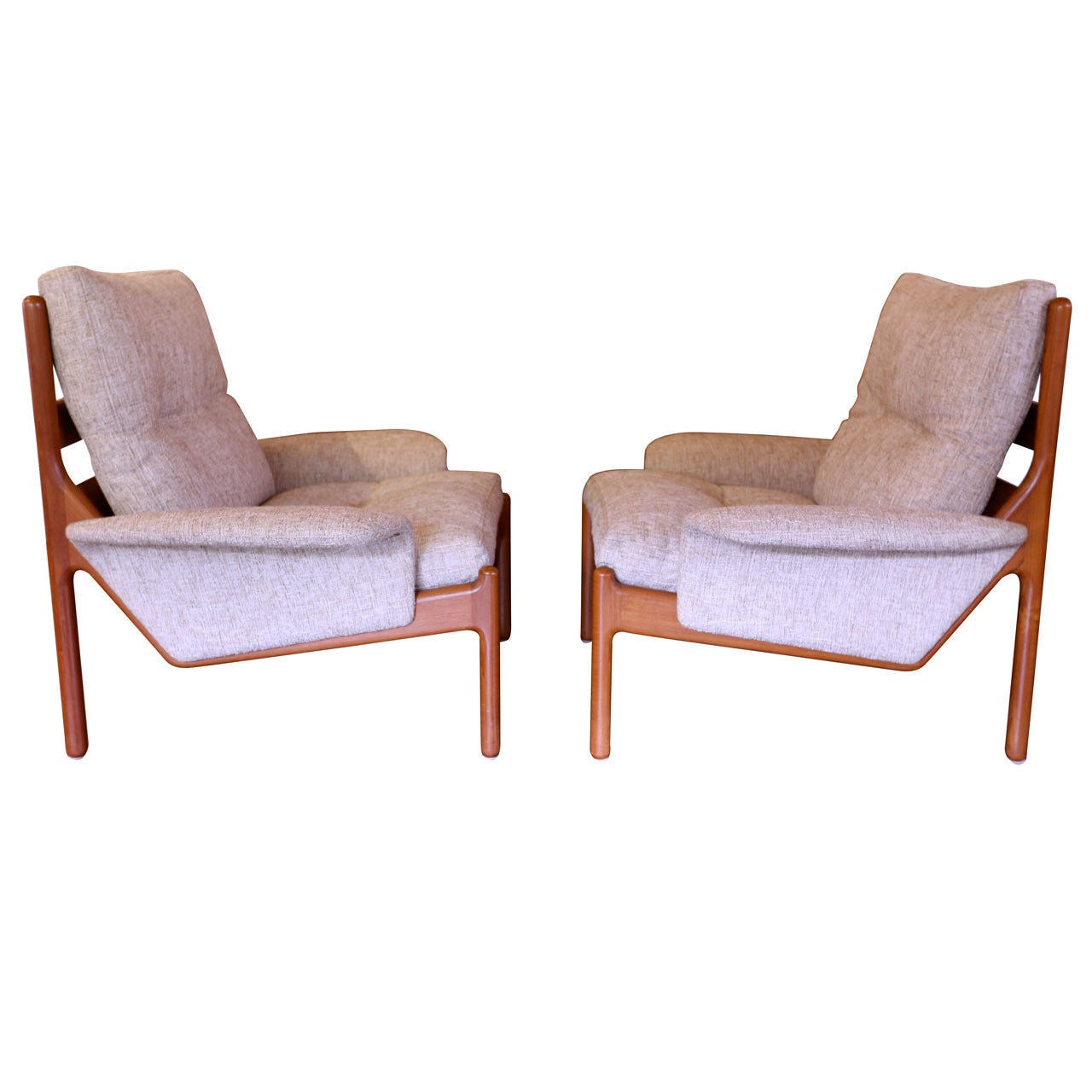 Pair of Lounge Chairs by Niels Bach