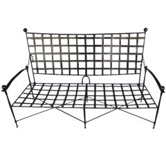 indoor / outdoor settee by SALTERINI