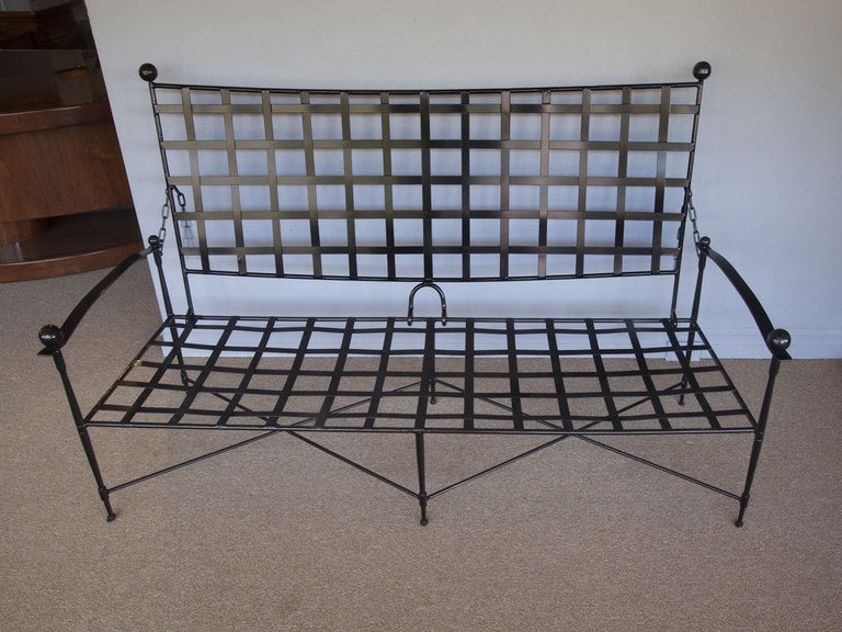 indoor / outdoor settee by SALTERINI