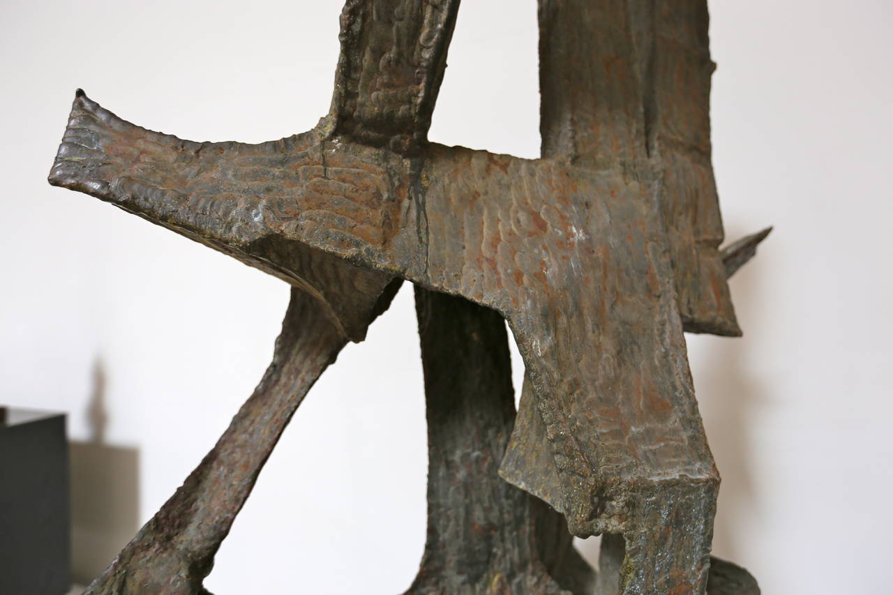 Monumental Abstract Brutalist Sculpture 1