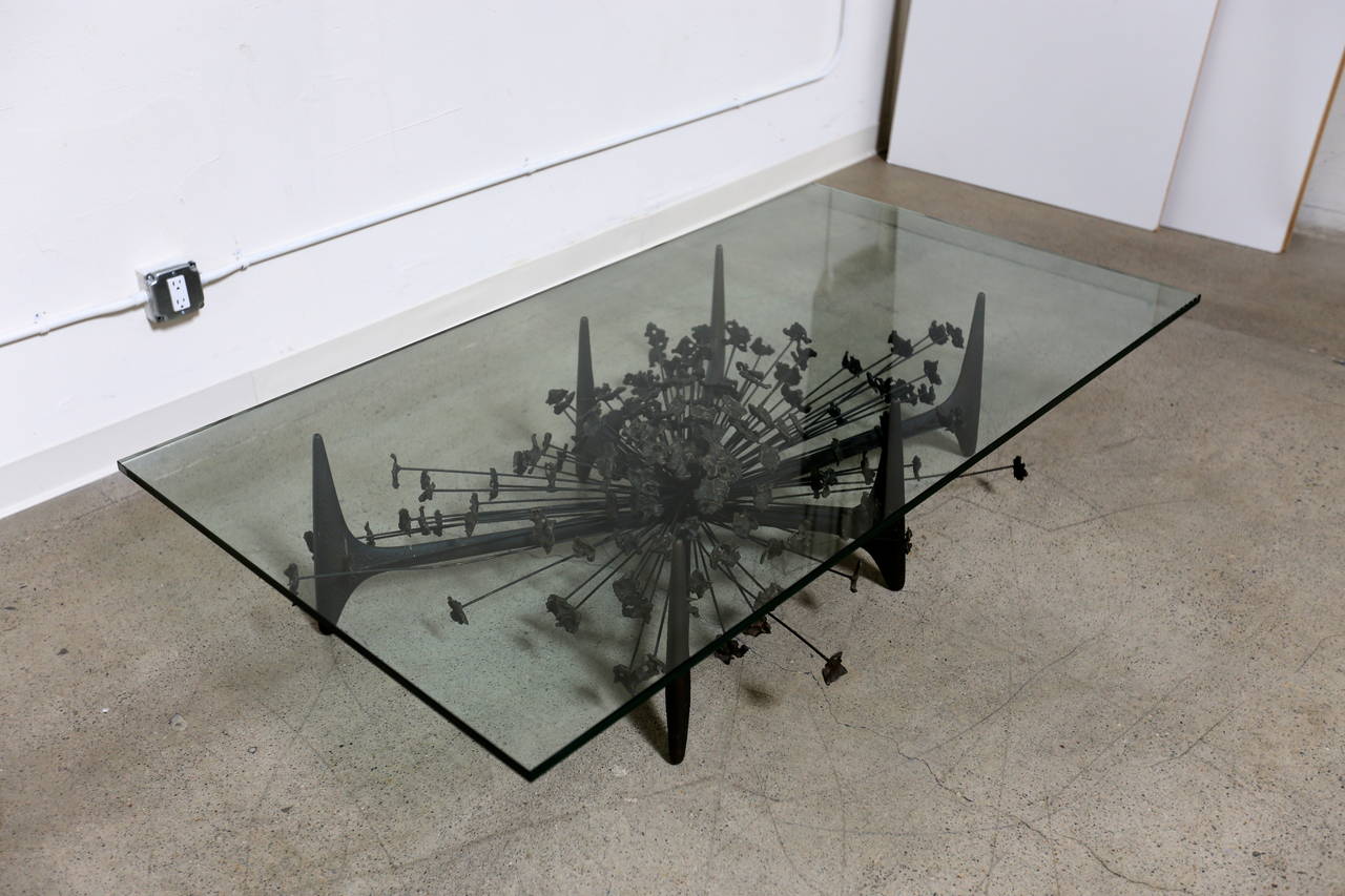 20th Century Sculptural Brutal Coffee Table by Daniel Gluck
