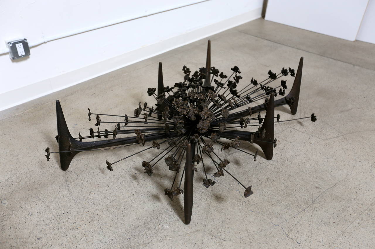 Brutalist Sculptural Brutal Coffee Table by Daniel Gluck