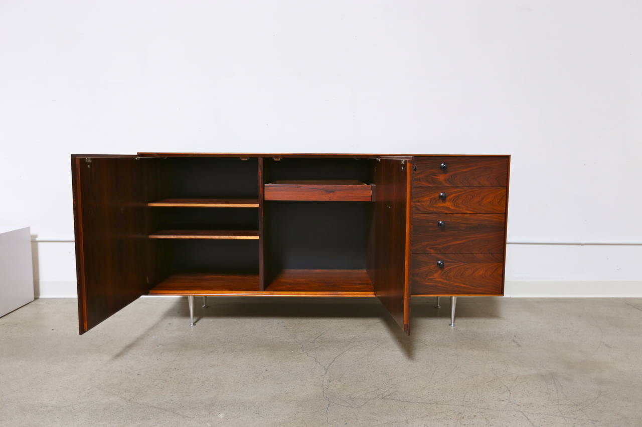 Rosewood Thin Edge Credenza by George Nelson for Herman Miller 1