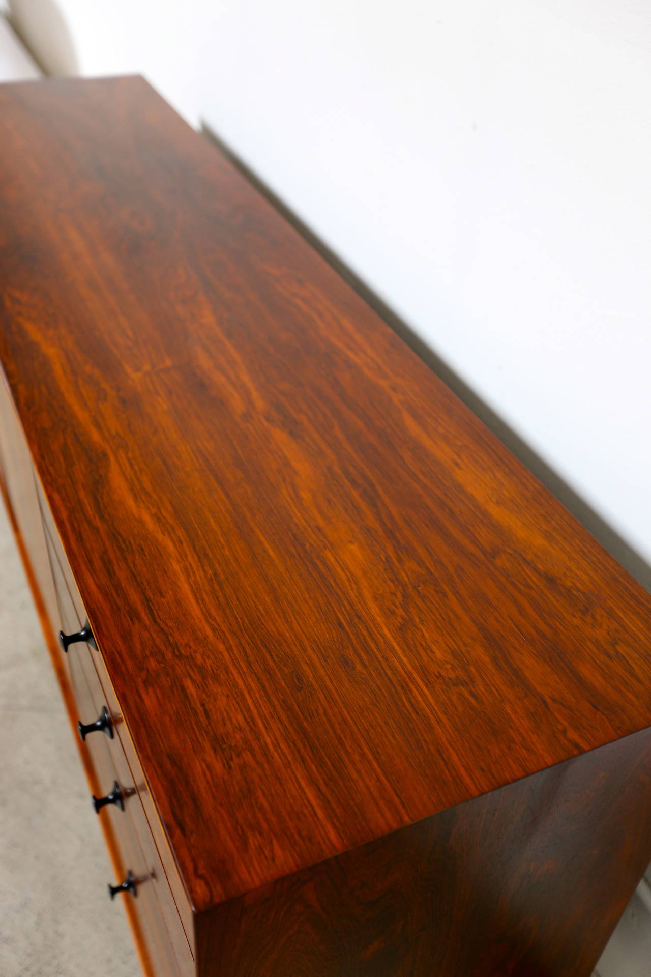 Mid-Century Modern Rosewood Thin Edge Credenza by George Nelson for Herman Miller