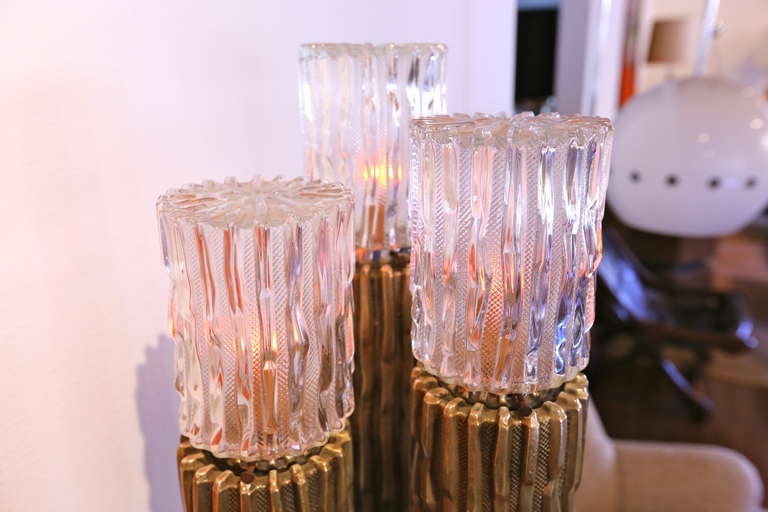Pair of Sculptural Organic Cactus Lamps 1971 1