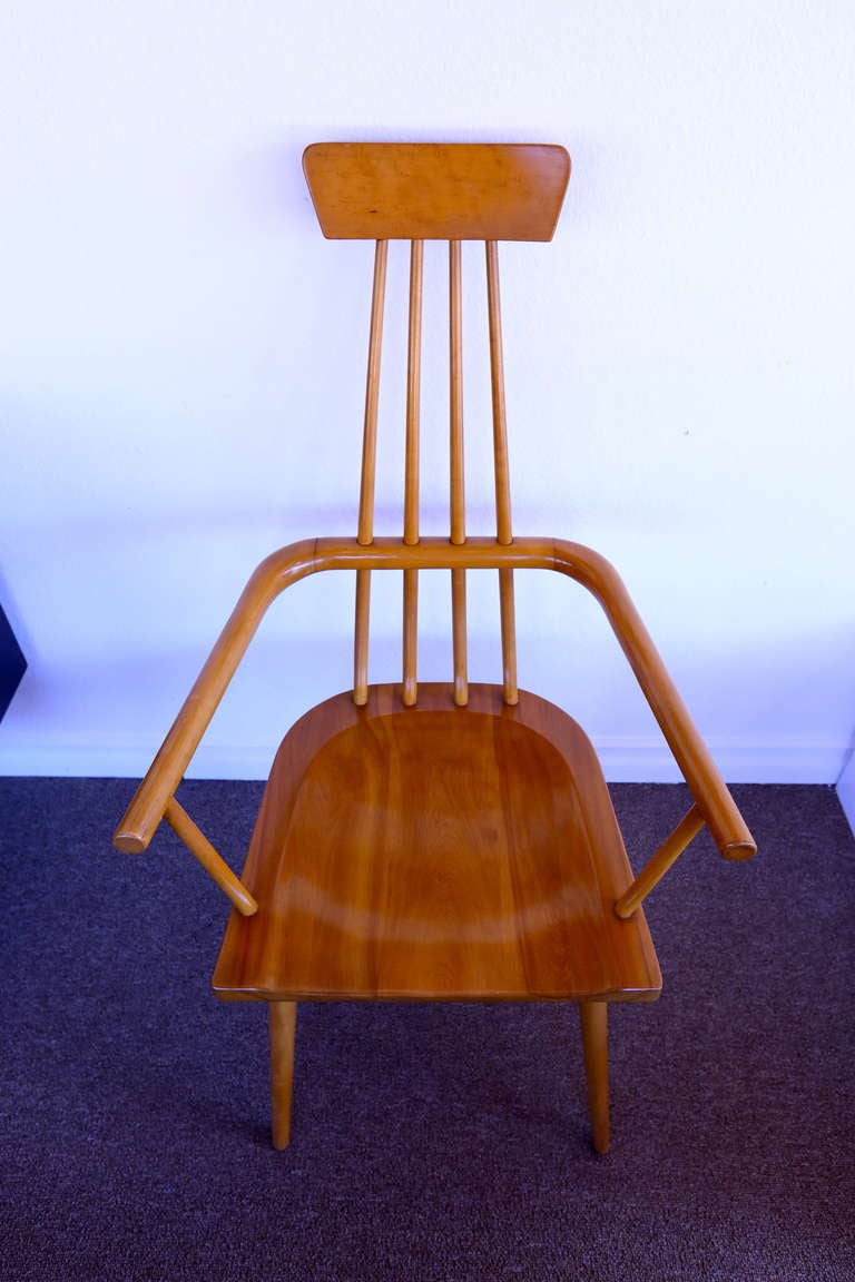 American High Back Windsor Chair Designed by Paul McCobb