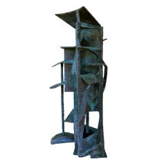 Sculpture en bronze Mathias Goeritz