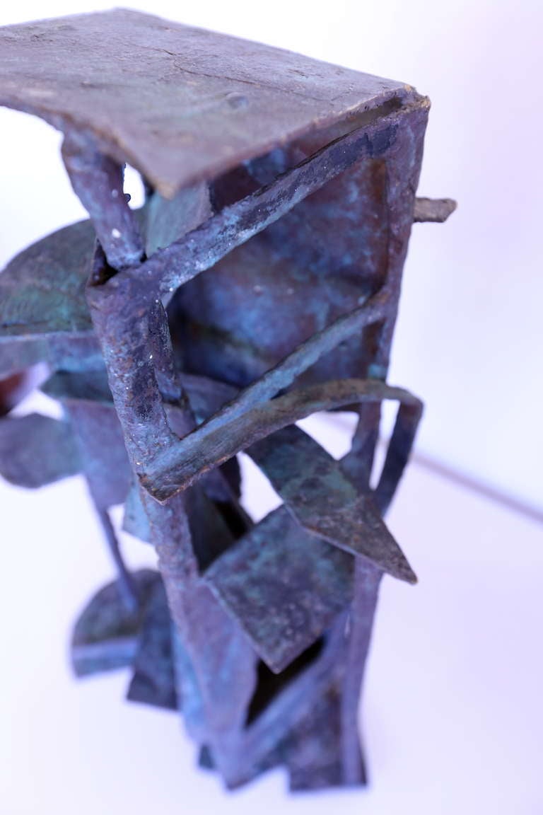 Mid-20th Century Mathias Goeritz Bronze Sculpture