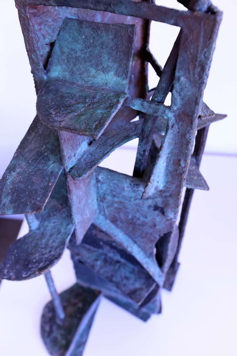 Mexican Mathias Goeritz Bronze Sculpture