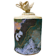 Ceramic Lidded Jar by Jerry Rothman