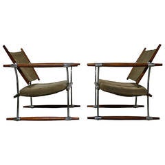 Pair of Rosewood Jens Quistgaard Lounge Chairs