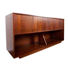 Rare bookcase / stereo console by Kipp Stewart for Glenn of Ca.