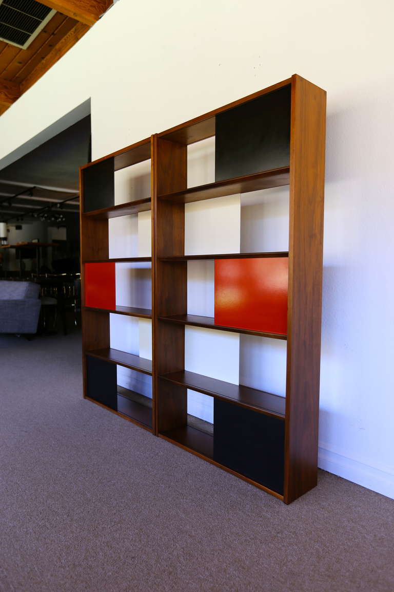 Room Divider or Bookcase by Evans Clark for Glenn of California In Excellent Condition In Costa Mesa, CA