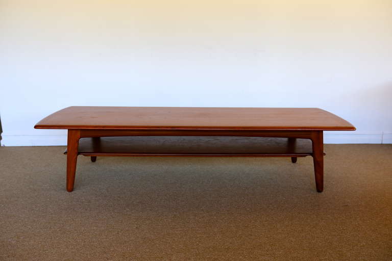 Teak Coffee Table by Svend Aage Madsen In Excellent Condition In Costa Mesa, CA