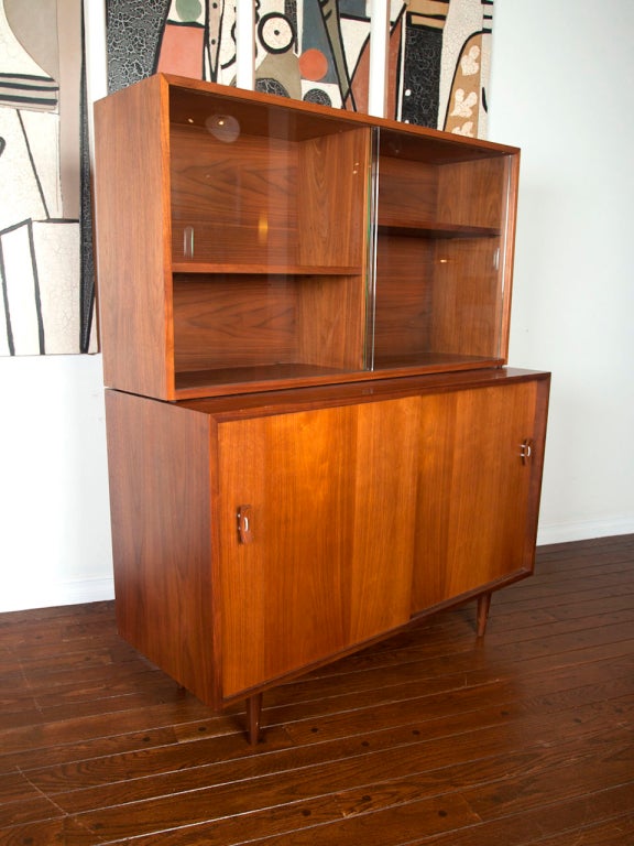 Mid-20th Century Credenza / hutch by Stanley Young for Glenn of California