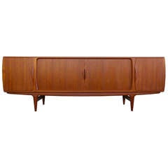 Tambour Door Credenza by Johannes Andersen