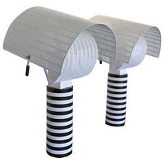 Pair of " Shogun " Lamps by Mario Botta for Artemide