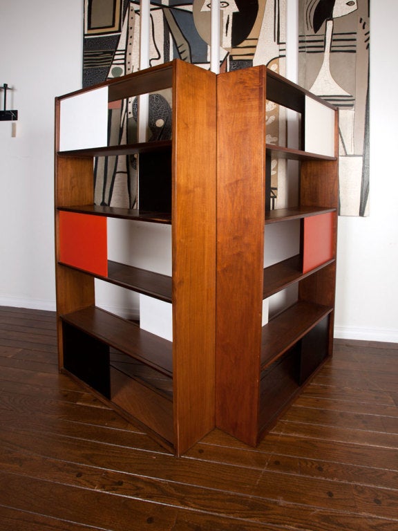 Mid-20th Century Bookcase / room divider by Evans Clark for Glenn of California