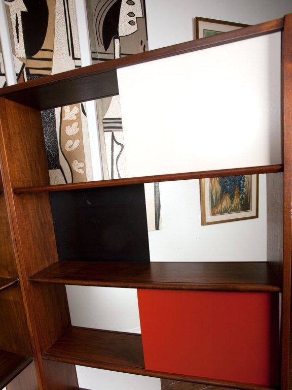 Bookcase / room divider by Evans Clark for Glenn of California 1