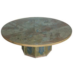 Philip And Kelvin Laverne Round Coffee Table